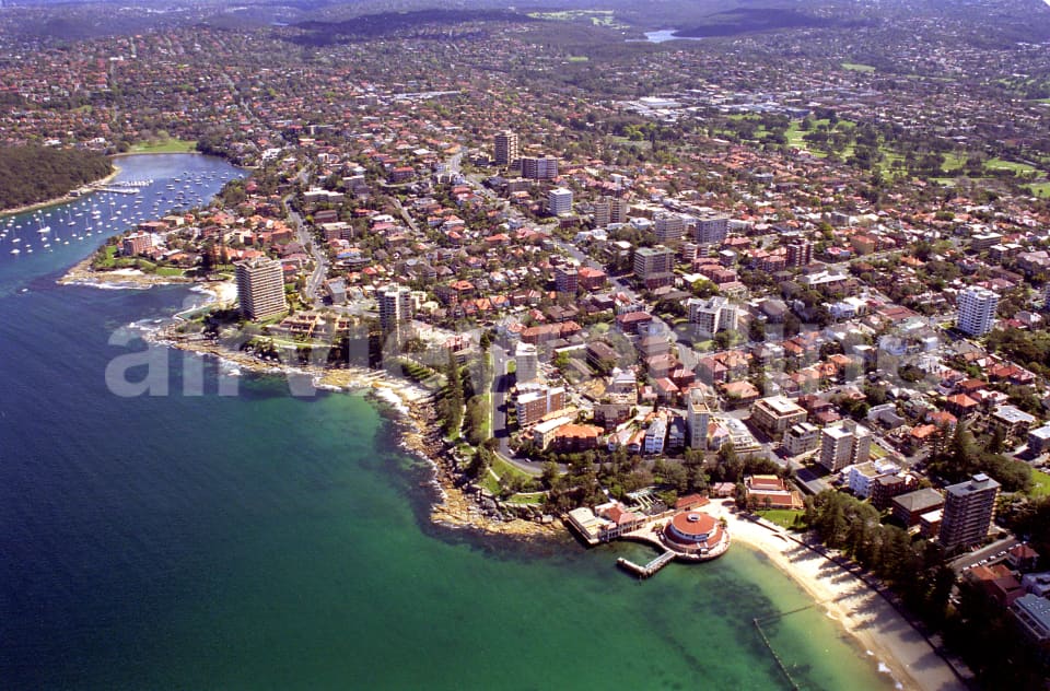 Aerial Image of West from Manly Cove