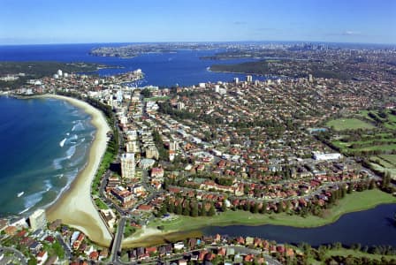 Aerial Image of MANLY BEACH