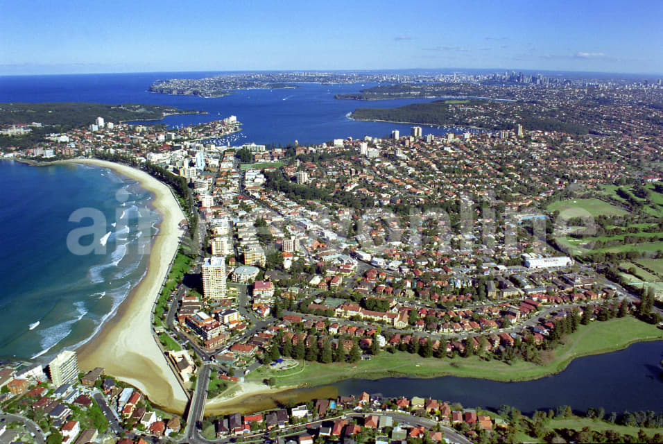 Aerial Image of Manly Beach