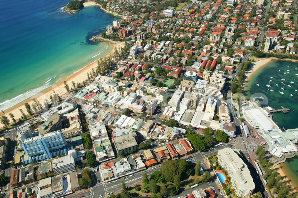 Aerial Image of Manly Centre