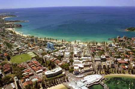 Aerial Image of MANLY WHARF TO THE OCEAN