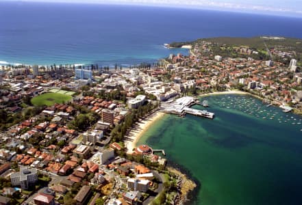 Aerial Image of MANLY COVE TO MANLY BEACH