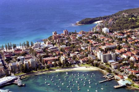 Aerial Image of ELEVATED SHOT OF SOUTH MANLY COVE