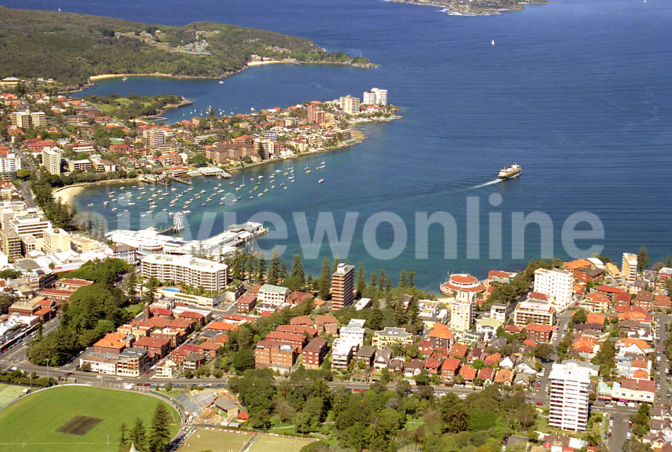 Aerial Image of Manly Cove looking south east