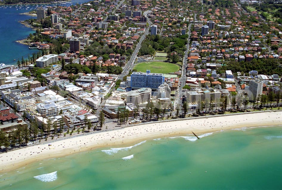 Aerial Image of Manly Beach to The Corso