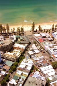 Aerial Image of MANLY LIBRARY TO THE CORSO