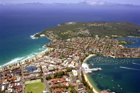 Aerial Image of MANLY OVAL AND BEYOND
