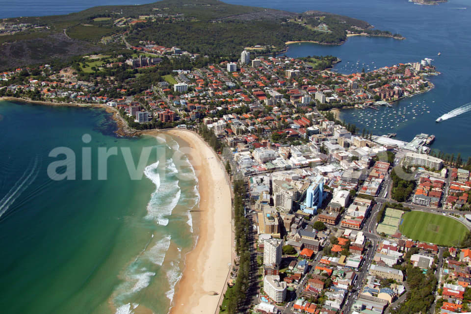 Aerial Image of Manly Corso to Eastern Hill