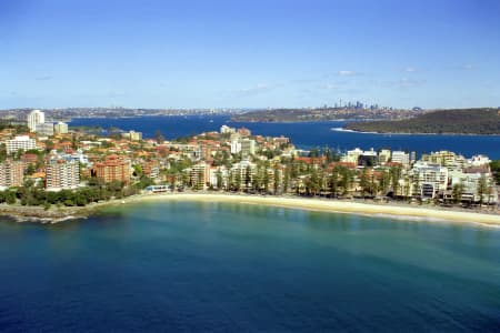 Aerial Image of MANLY BEACH AND SOUTH STEYNE