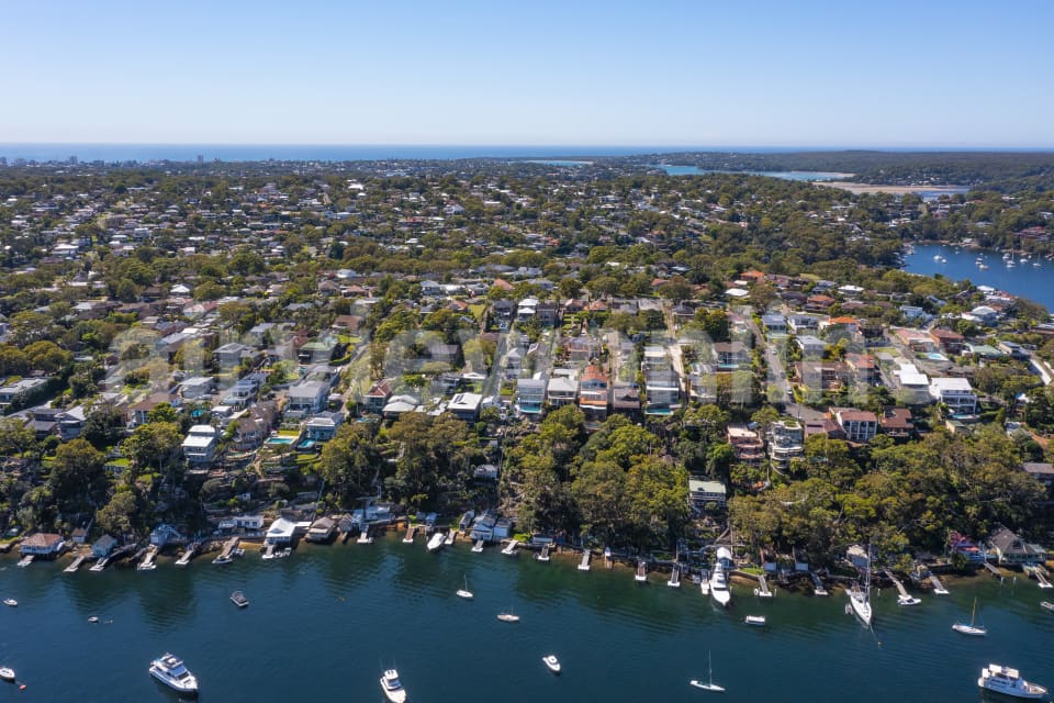 Aerial Image of Willarong Point Caringbah South