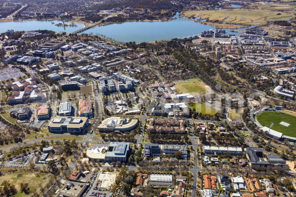 Aerial Image of Barton Canberra