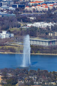 Aerial Image of CAPTAIN COOK MEMORIAL JET - LAKE BURLEY GRIFFIN
