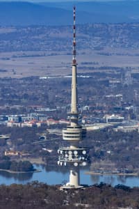 Aerial Image of TELSTRA TOWER BLACK MOUNTAIN CANBERRA