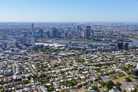 Aerial Image of SOUTH BRISBANE LOOKING NORTH-EAST