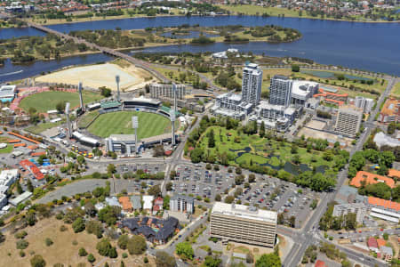 Aerial Image of WACA GROUND AND QUEENS GARDENS