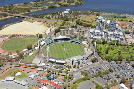 Aerial Image of WACA GROUND VIEWED FROM THE NORTH