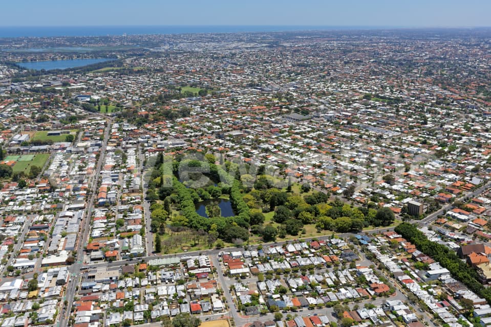 Aerial Image of Hyde Park Looking North-West