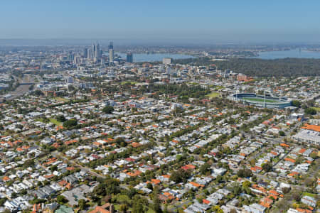 Aerial Image of WEST LEEDERVILLE LOOKING SOUTH-EAST