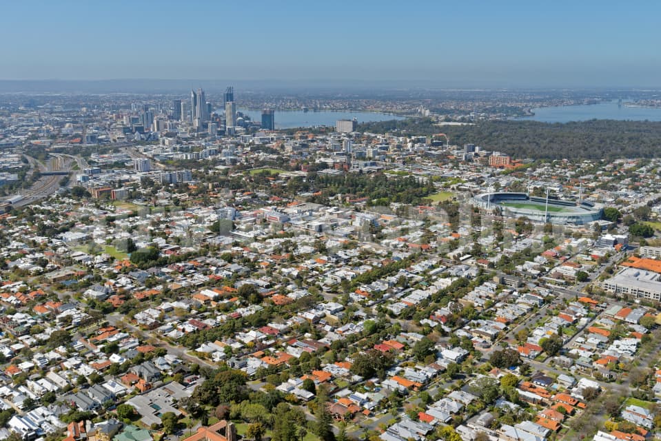 Aerial Image of West Leederville Looking South-East