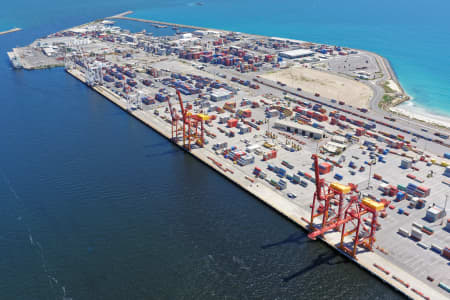 Aerial Image of FREMANTLE PORTS LOOKING SOUTH-WEST