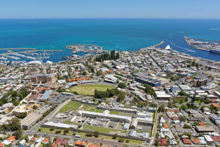 Aerial Image of FREMANTLE PRISON AND CITY LOOKING WEST
