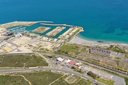 Aerial Image of SOUTH FREMANTLE POWER STATION AND PORT COOGEE, LOOKING WEST