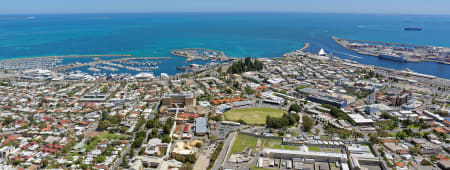 Aerial Image of PANORAMA OF FREMANTLE, LOOKING WEST
