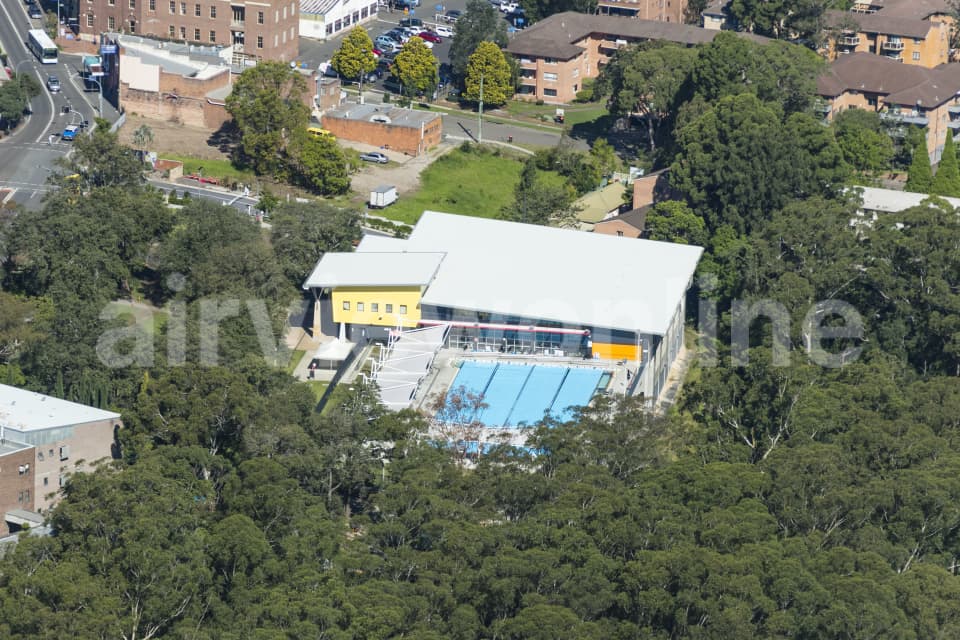 Aerial Image of Hornsby Aquatic And Leisure Centre