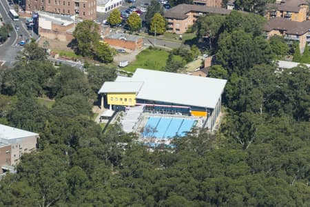 Aerial Image of HORNSBY AQUATIC AND LEISURE CENTRE