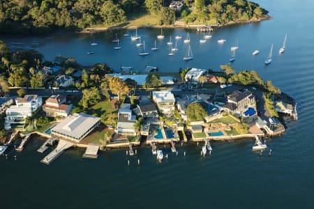 Aerial Image of GLADESVILLE AT DUSK