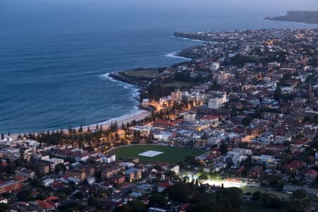 Aerial Image of COOGEE AT NIGHT