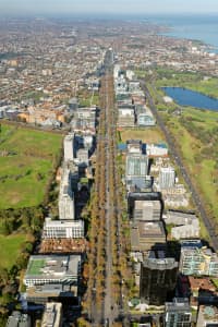 Aerial Image of ST KILDA ROAD LOOKING SOUTH