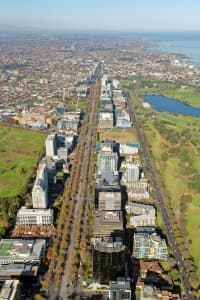 Aerial Image of ST KILDA ROAD LOOKING SOUTH