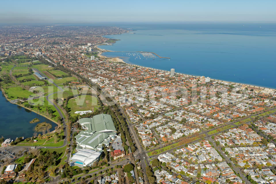 Aerial Image of Middle Park Looking South-East