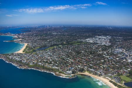 Aerial Image of DEE WHY TO THE CBD