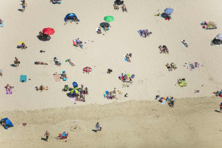Aerial Image of BEACH BATHERS BRIGHTON LE SANDS