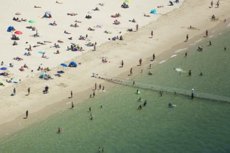 Aerial Image of BEACH BATHERS BRIGHTON LE SANDS