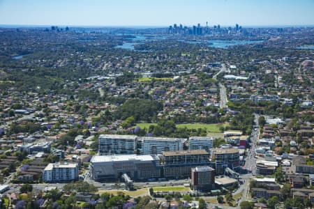 Aerial Image of TOP RYDE SHOPPING CENTRE AND SURROUNDS