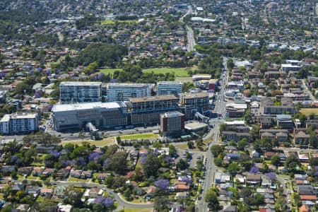 Aerial Image of TOP RYDE SHOPPING CENTRE AND SURROUNDS