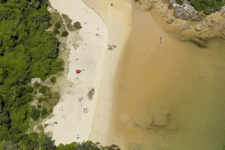 Aerial Image of COLLINS FLAT BEACH, MANLY