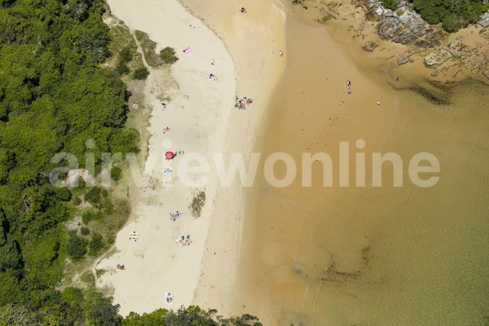 Aerial Image of Collins Flat Beach, Manly