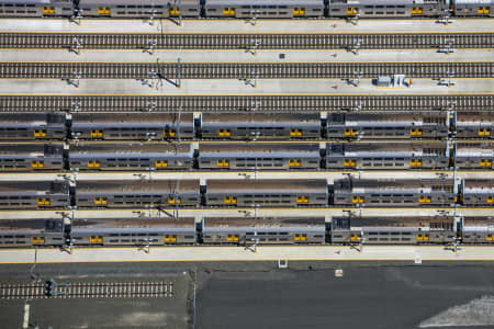 Aerial Image of TRAINS