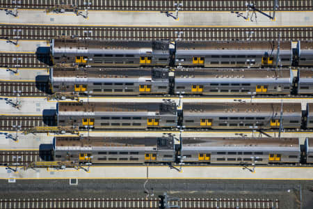 Aerial Image of TRAINS