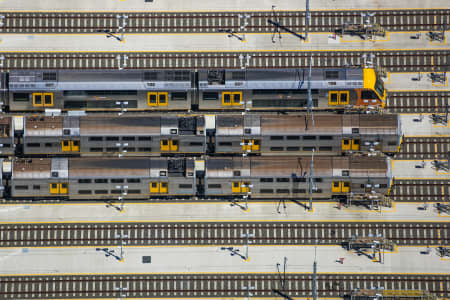 Aerial Image of TRAINS