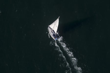 Aerial Image of SAILING BOATS