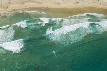 Aerial Image of SURFING SERIES - BONDI BEACH