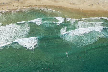 Aerial Image of SURFING SERIES - BONDI BEACH