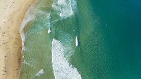 Aerial Image of SURFING SERIES - BONDI BEACH