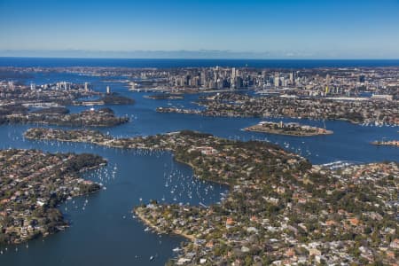 Aerial Image of HUNTERS HILL