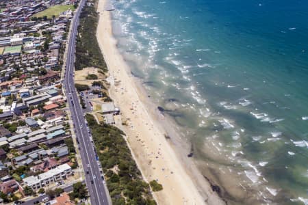Aerial Image of MENTONE BEACH MELBOURNE